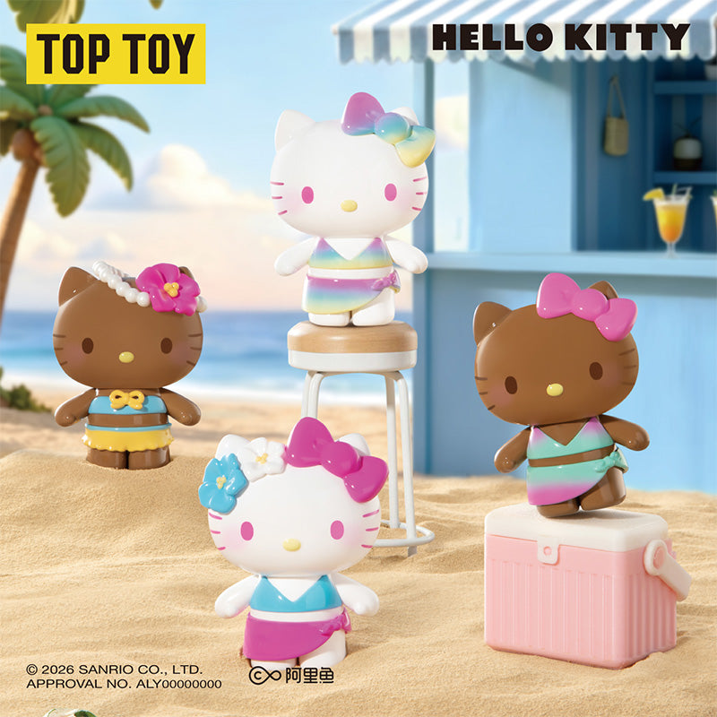 Sanrio Hello Kitty Summer Rainbow Candy Mini Figures Surprise Bag