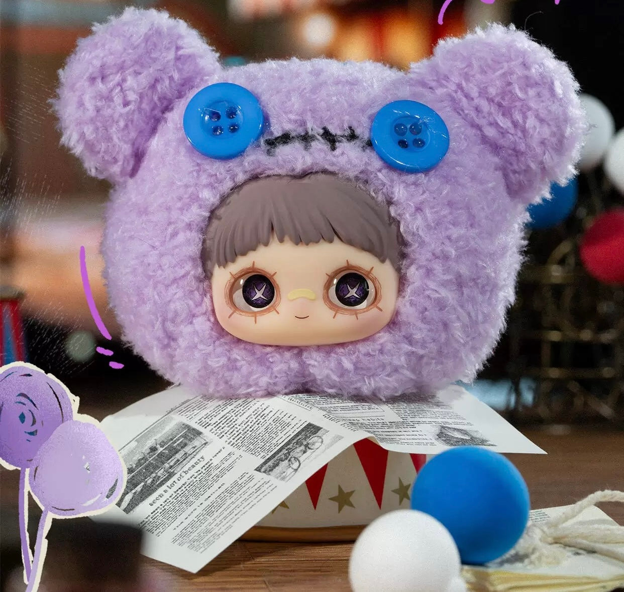 メイメイ クレイジーサーカスシリーズ ぬいぐるみ ブラインドボックス