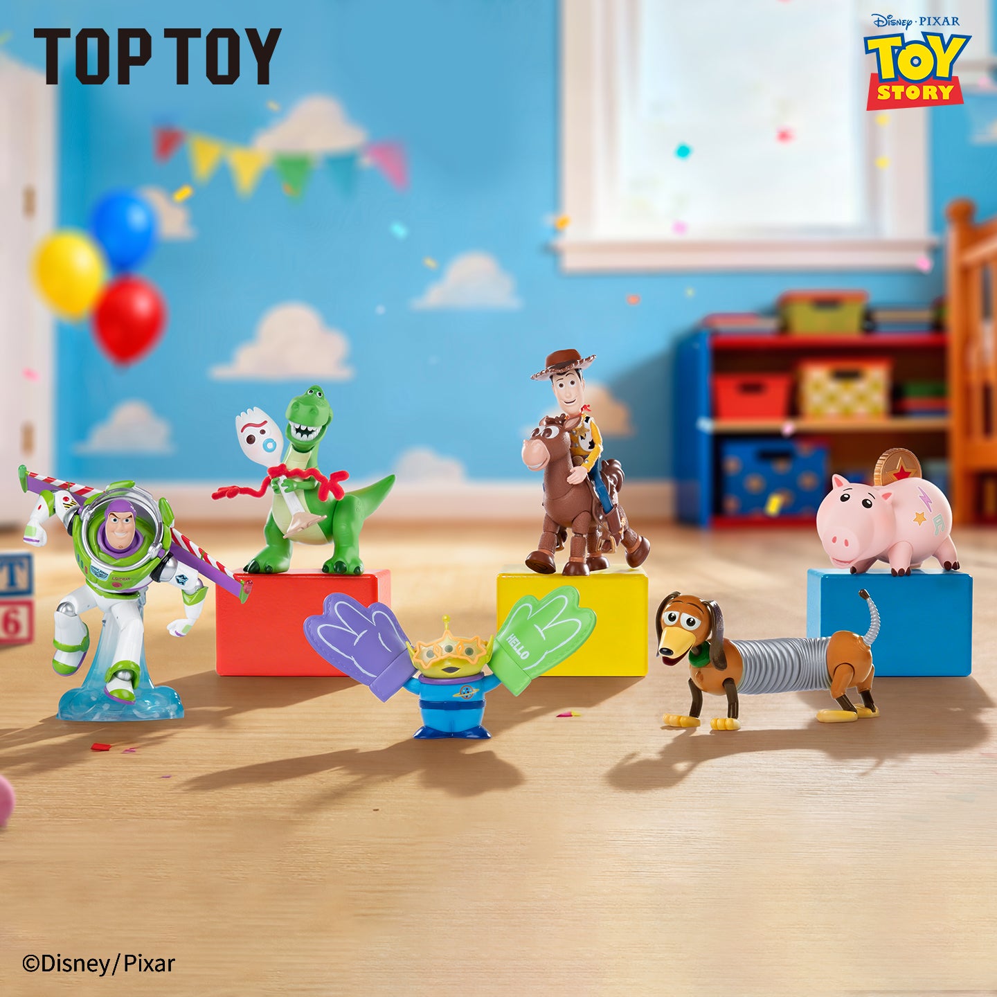 Regalo con statuetta della serie Party giocosa di DISNEY Toy Story