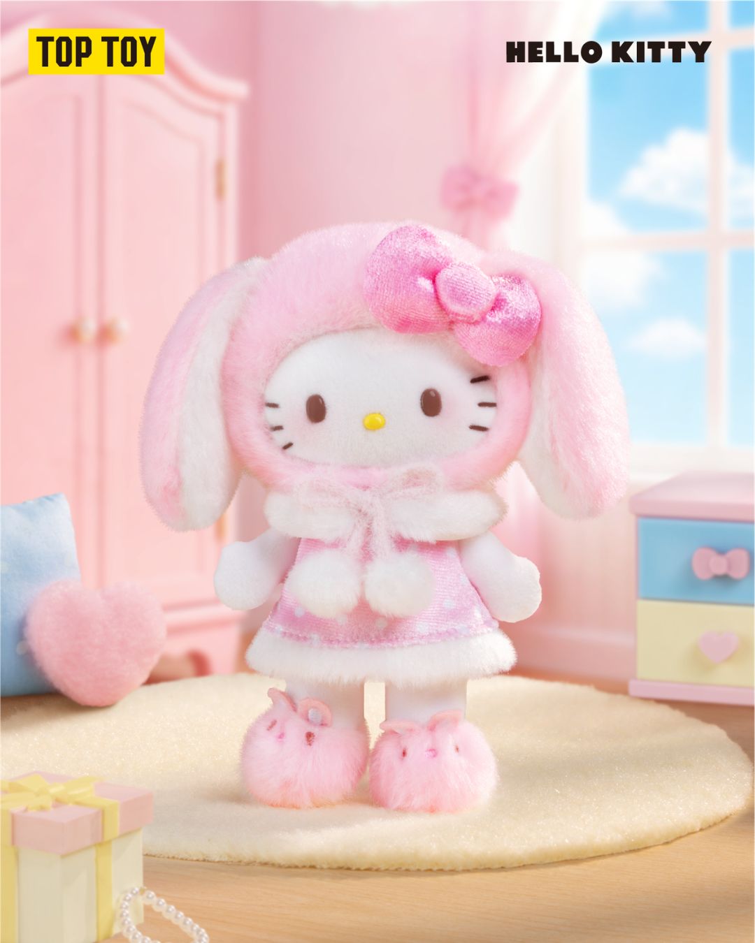 Hello Kitty Lop Ear Bunny Series Plush Pendant Blind Box