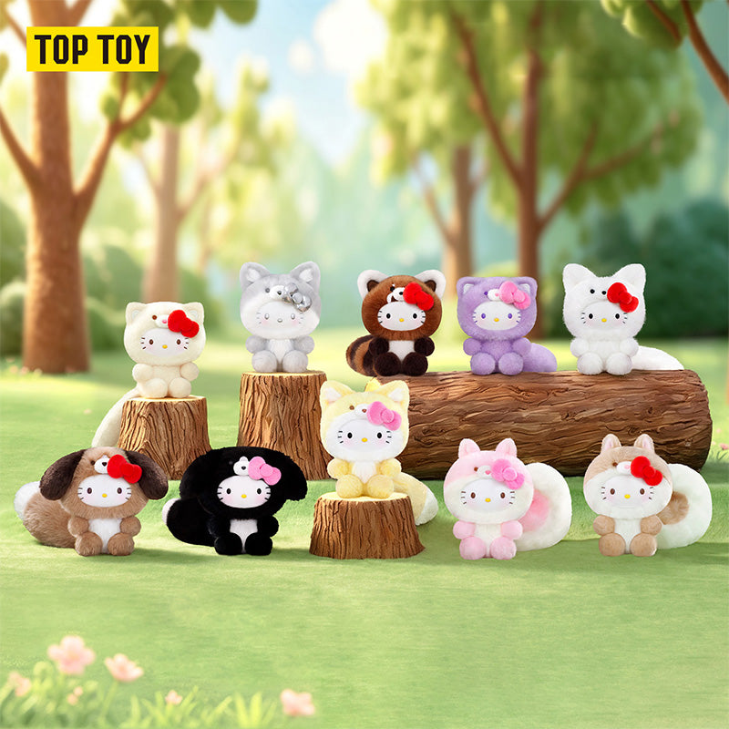 Hello Kitty Healing Forest Series Plush Pendant Blind Box (Pre