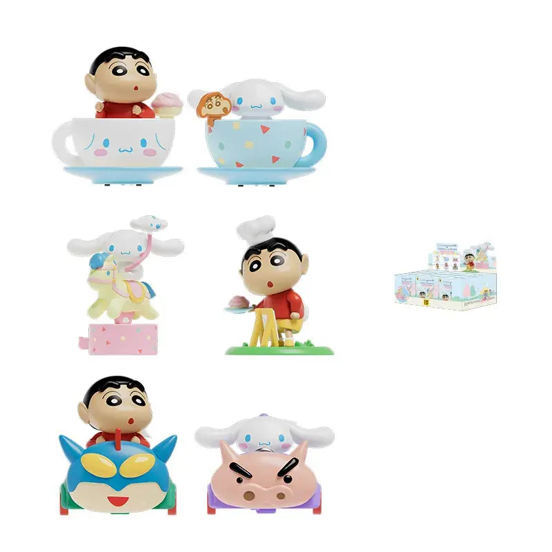 CINNAMOROLL X CRAYON SHINCHAN Wonderland Series Figures Blind Box
