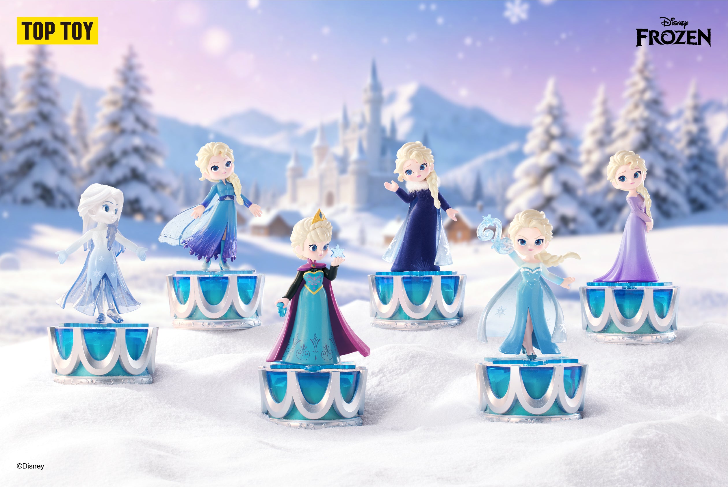 Disney Frozen Queen's Return Series Music Box Figure Blind Box