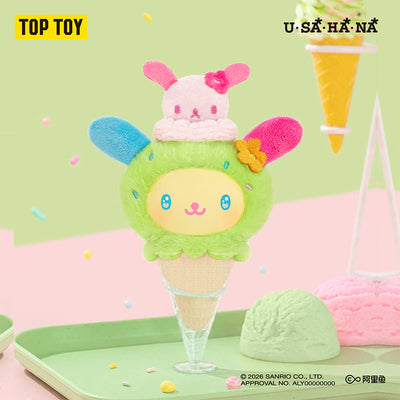 Sanrio characters Ice Cream Cone Stacking Series Plush Pendant Blind Box