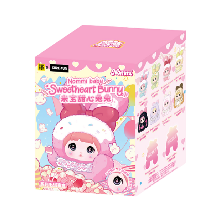 nommiベイビー スイートハートバニー Nommi Baby Sweetheart Bunny Plush Blind Boxes – TOPTOY
