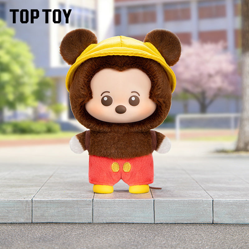 DISNEY Mickey Mouse Family Mini Backpack Series Vinyl Plush Keychain Charm Blind Box