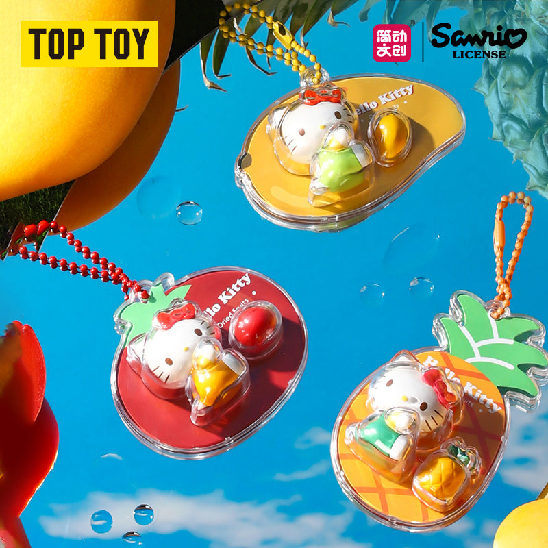 HELLO KITTY Sweet Fruit Stories Series Miniature Card Pendant