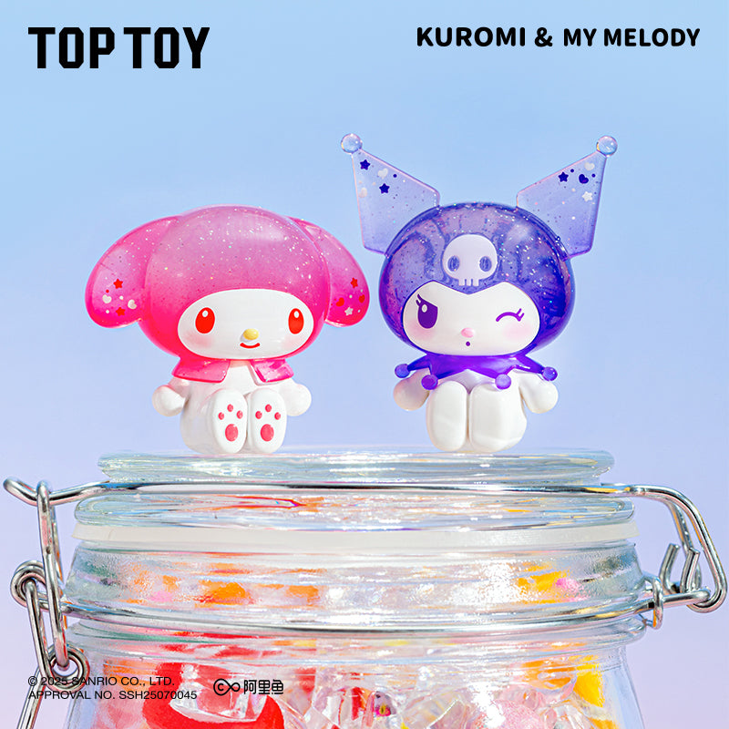 MY MELODY&KUROMI Ramune-Style Mini Figures Surprise Blind