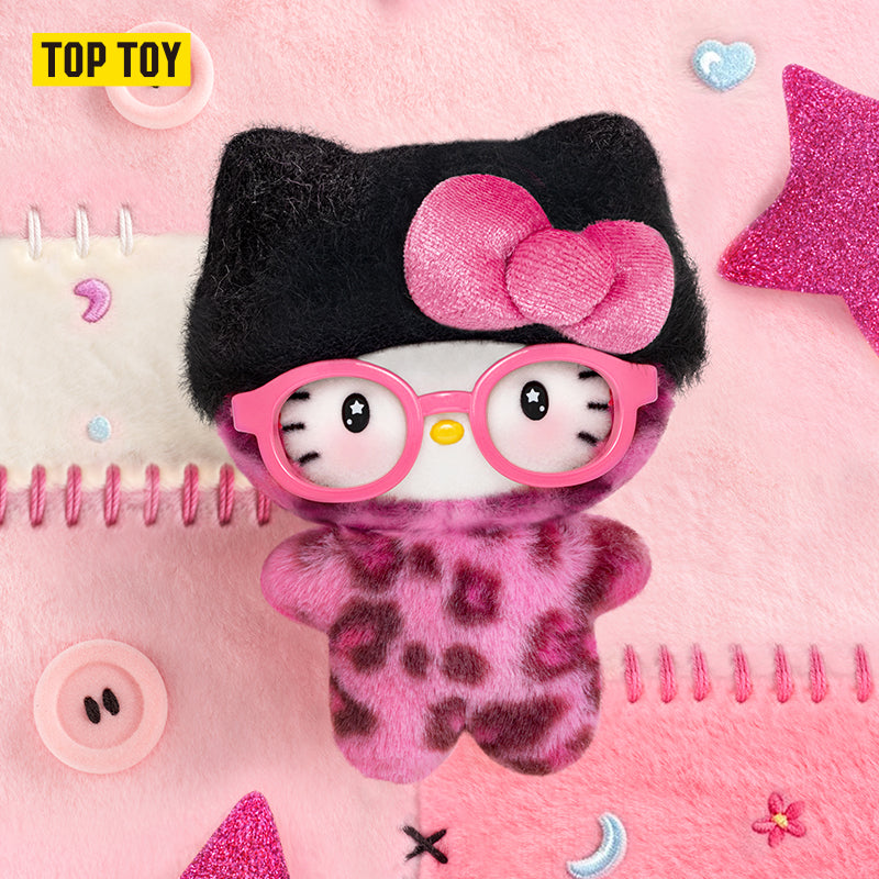 Hello Kitty Leopard Series Plush Charm Blind Box
