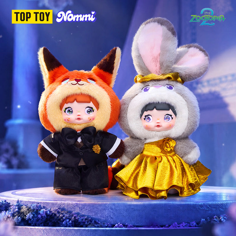 Nommi × Zootopia Best Dance Partners Series 400% Vinyl Plush Set
