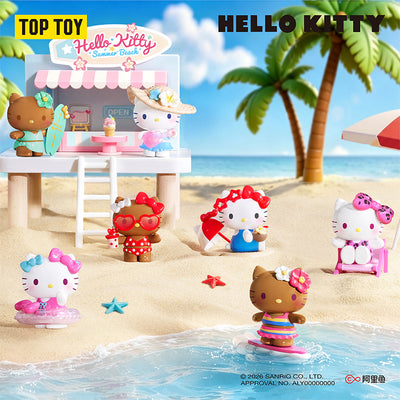 Hello Kitty Summer Beach Series Figures Blind Box