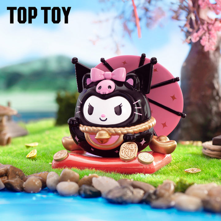 TOPTOY Sanrio Family Fortune Cat Tumbler Series Blind Box-KUROMI