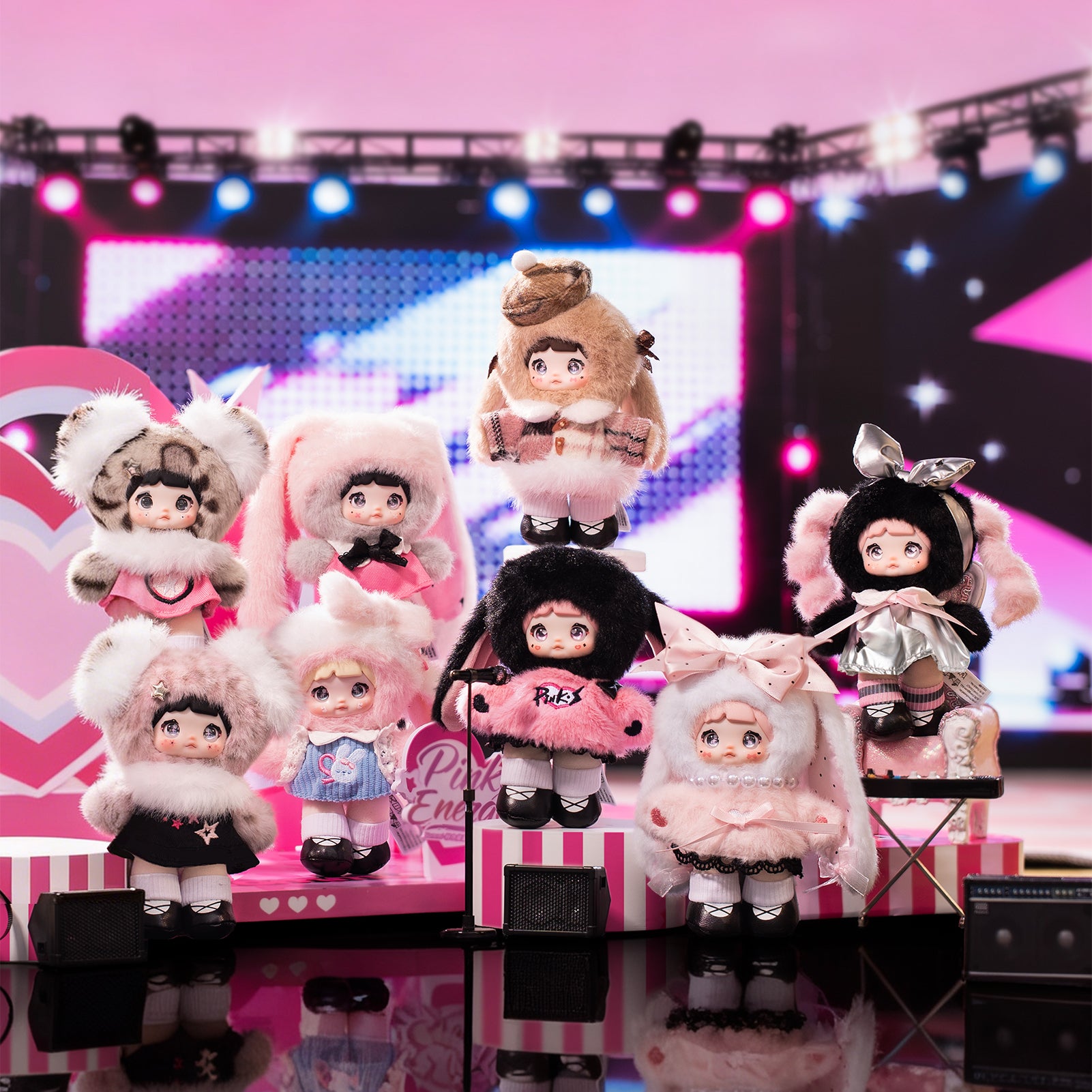 Nommi Pink Energy Series Plush Doll Blind Box