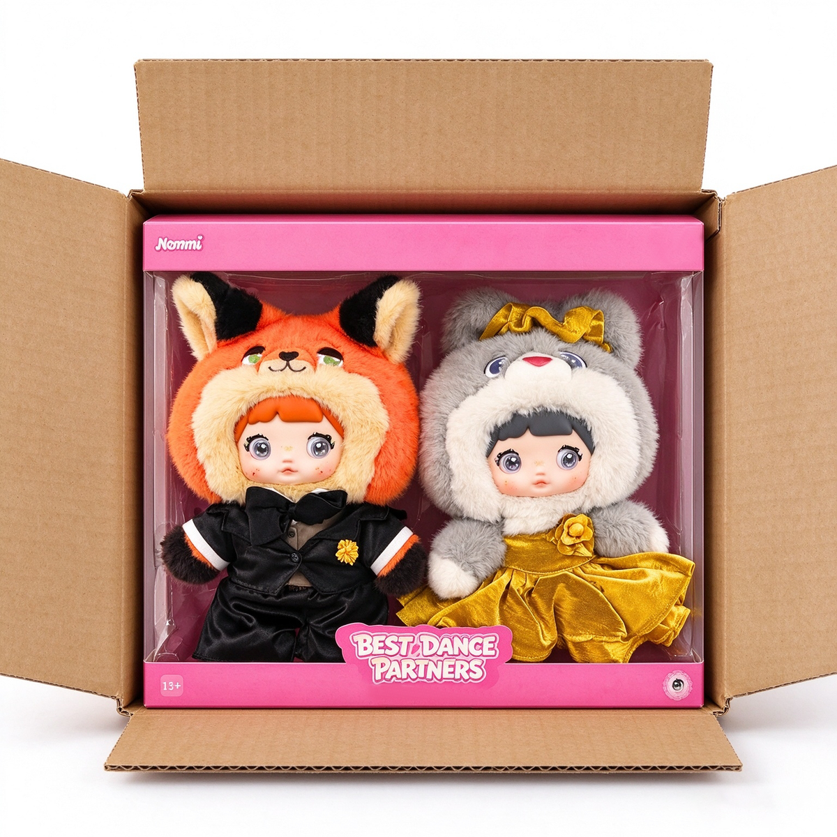 Nommi × Zootopia Best Dance Partners Series 400% Vinyl Plush Set