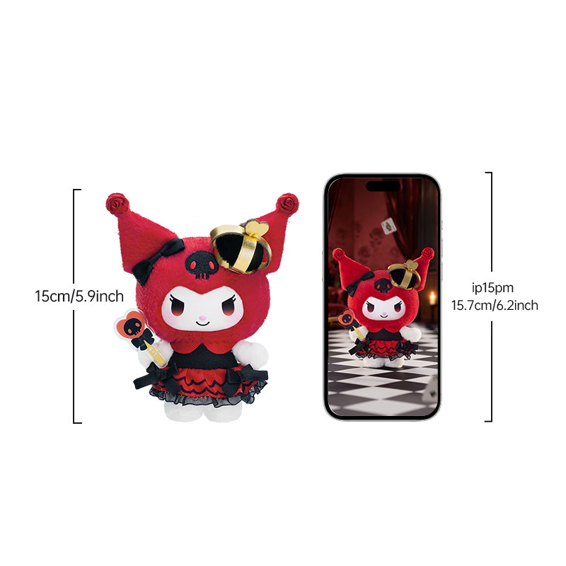 KUROMI Poker Kingdom Series Blindbox mit Plüschanhänger