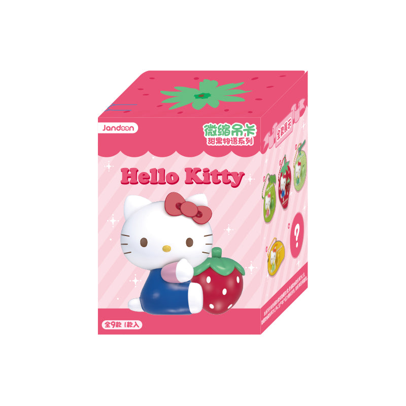HELLO KITTY Sweet Fruit Stories Series Miniature Card Pendant