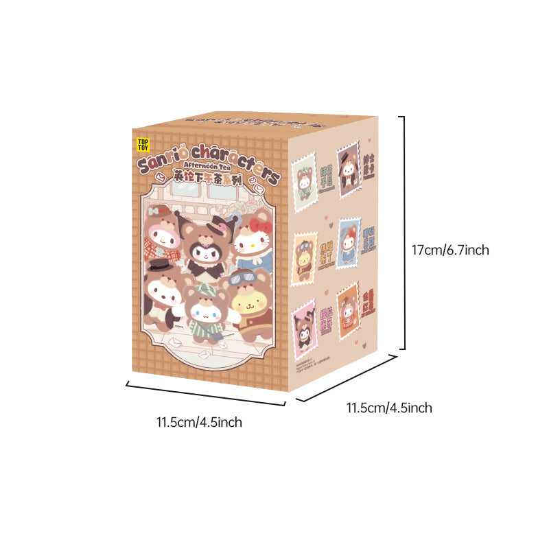 Afternoon Tea Series Vinyl Plush Keychains Gift Blind Box size 2