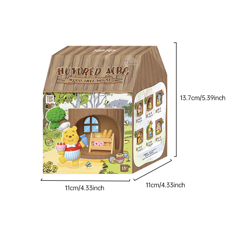 Winnie the Pooh Hundred Acre Wood Tree House Series Blind Box size 2