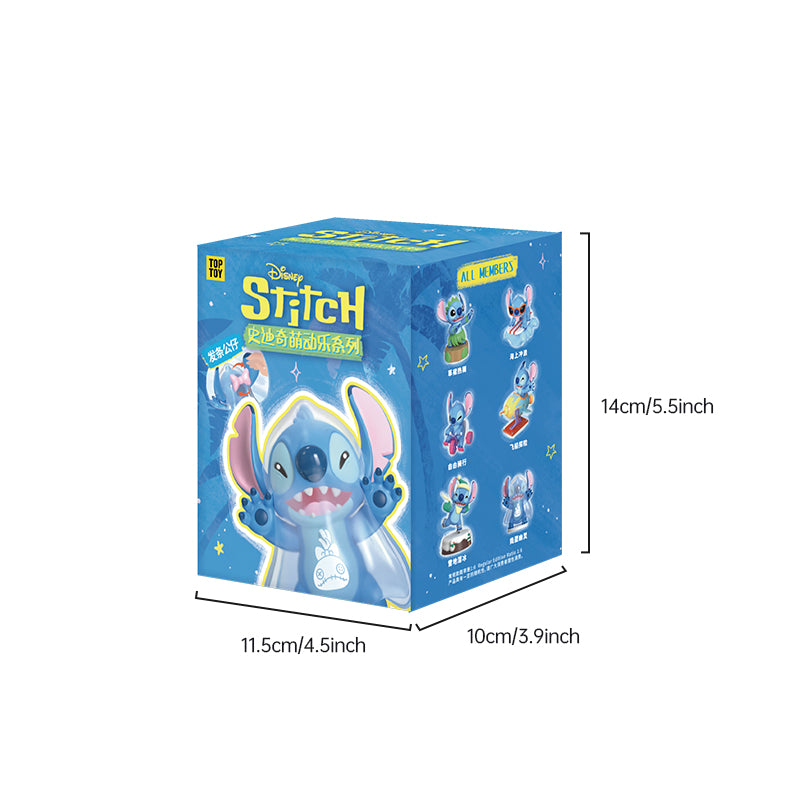 Blindbox mit niedlichen Disney Stitch-Figuren aus der Action-Serie size 2
