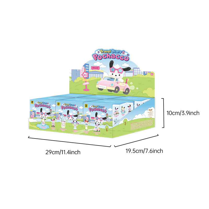 TOPTOY Pochacco Travel Diary Series Blind Box size 3