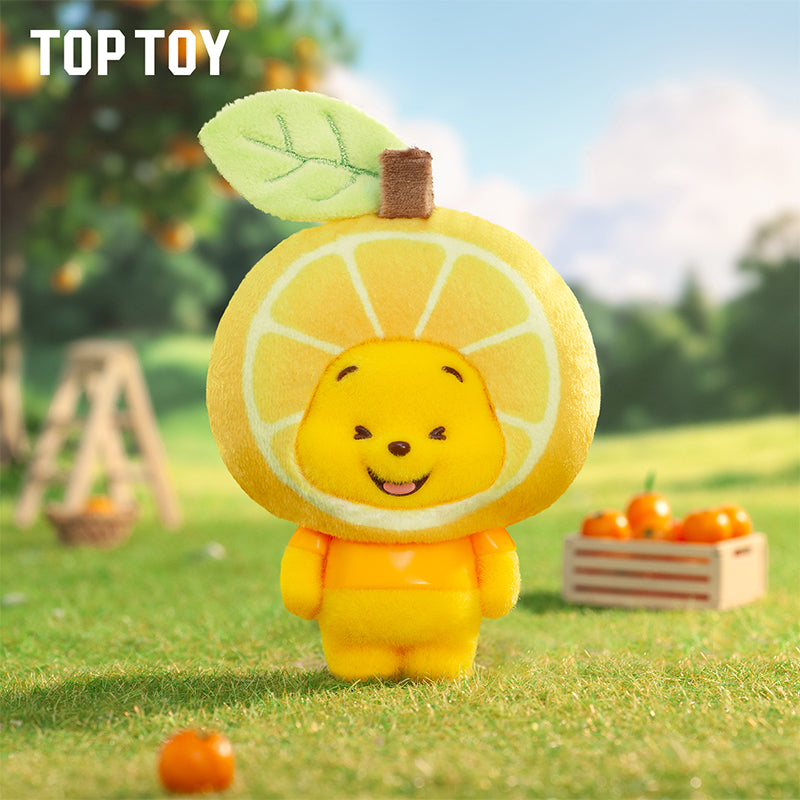 DISNEY Winnie The Pooh Kotak Buta Seri Gantungan Kunci Buah Kebun Kecil