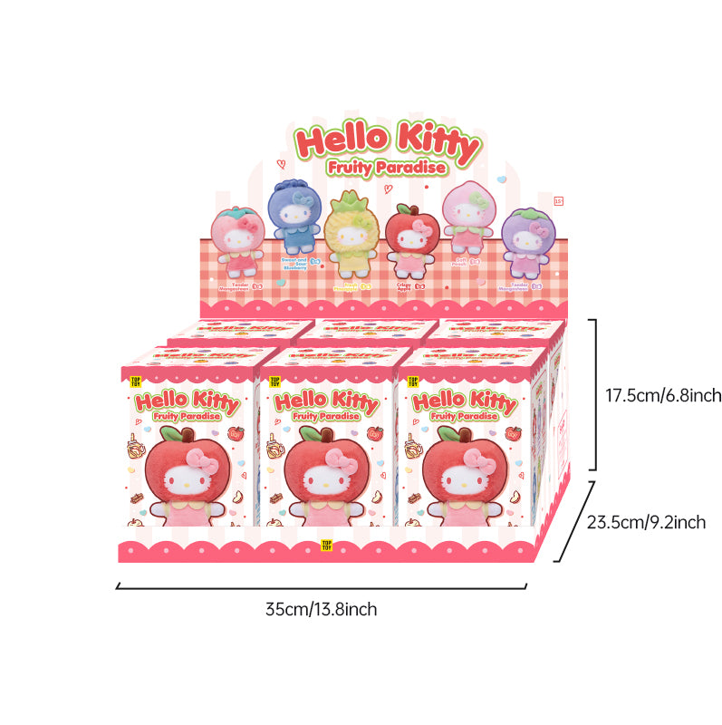 フルーティー パラダイス ビニール ぬいぐるみ キーチェーン ギフト ブラインド ボックス size 3