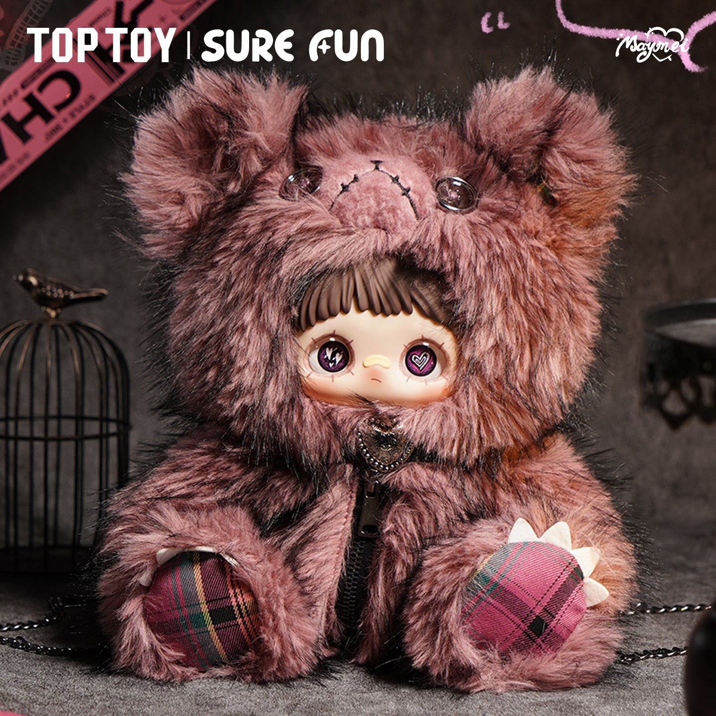 MAYMEI Rebel Doll Series Plush Backpack Blind Box – TOPTOY