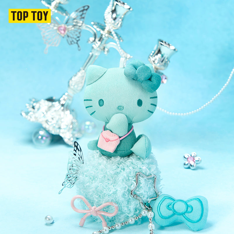 Hello Kitty Denim Series Plush Pendant Blind Box