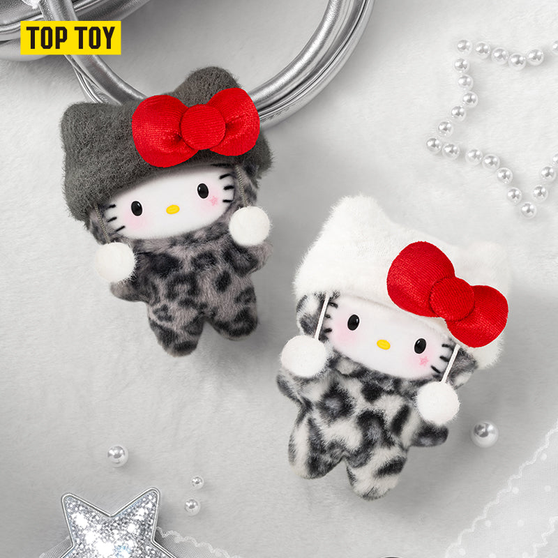 Hello Kitty Leopard Series Plush Charm Blind Box