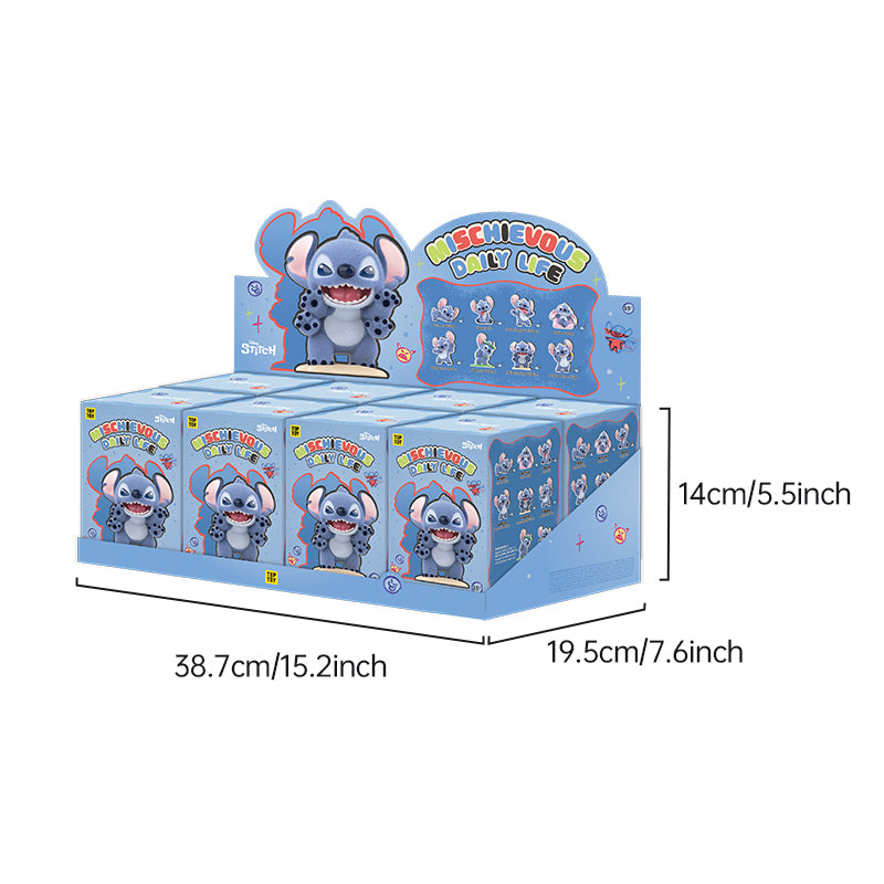 Disney Stitch Mischievous Daily Life Series Figure Blind Box size 3