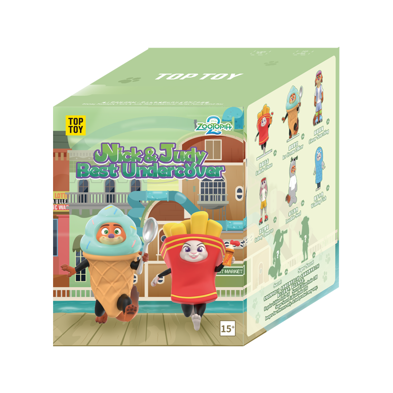 ZOOTOPIA 2 NICK & JUDY Best Undercover Series Figure Blind Box ZOOTOPIA 2 NICK & JUDY Best Undercover Series Figure Blind Box