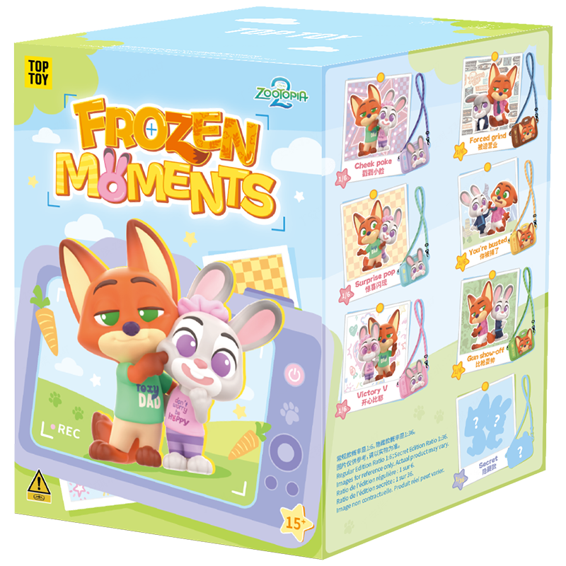 Disney Zootopia 2 Judy & Nick Frozen Moments Series Figures Blind Box