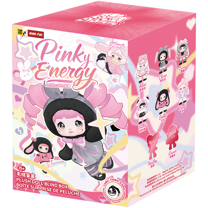Nommi Pinky Energy Series Plush Doll Blind Box