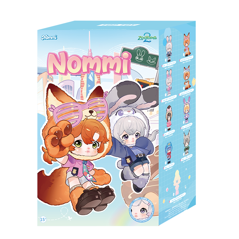 Nommi × Zootopia Metropolis Adventure Series 5-Joint Articulated Doll Blind Box