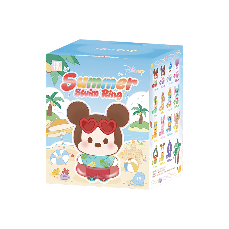 Disney Summer Swim Ring Series Plush charm Blind Box – TOPTOY