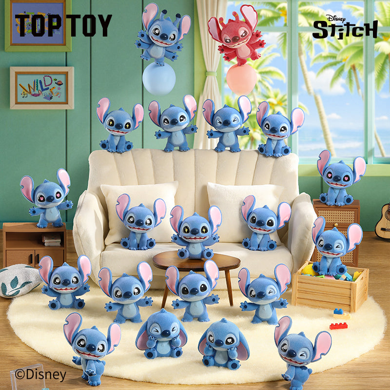 Disney-Stitch Mini Fluffy Series Figures Surprise Bag