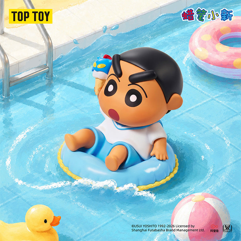 CRAYON SHINCHAN Tropical Island Holiday Series Figures Blind Box