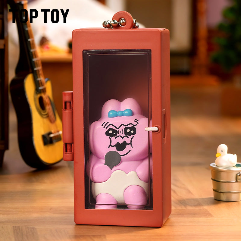 Scatola cieca portachiavi Opanchu Mianmian in miniatura della serie mondiale