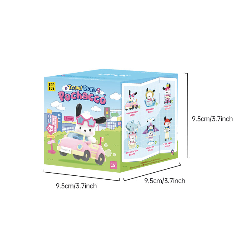 TOPTOY Pochacco Travel Diary Series Blind Box size 4