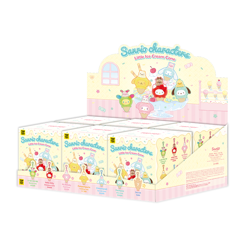 サンリオキャラクターズ アイスクリームコーン スタッキングシリーズ