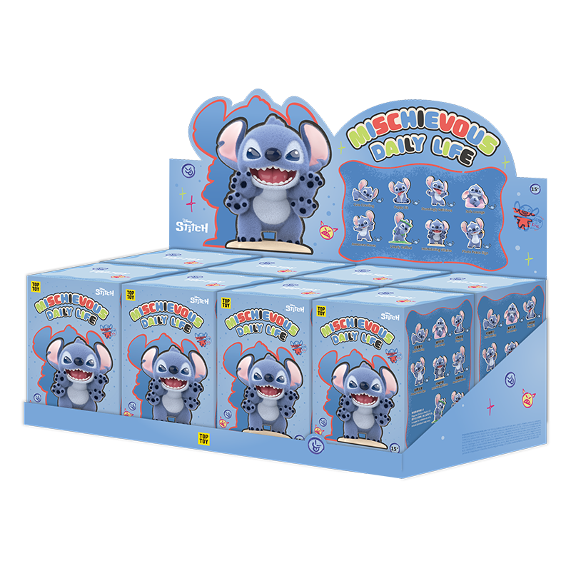 Disney Stitch Mischievous Daily Life Series Figure Blind Box