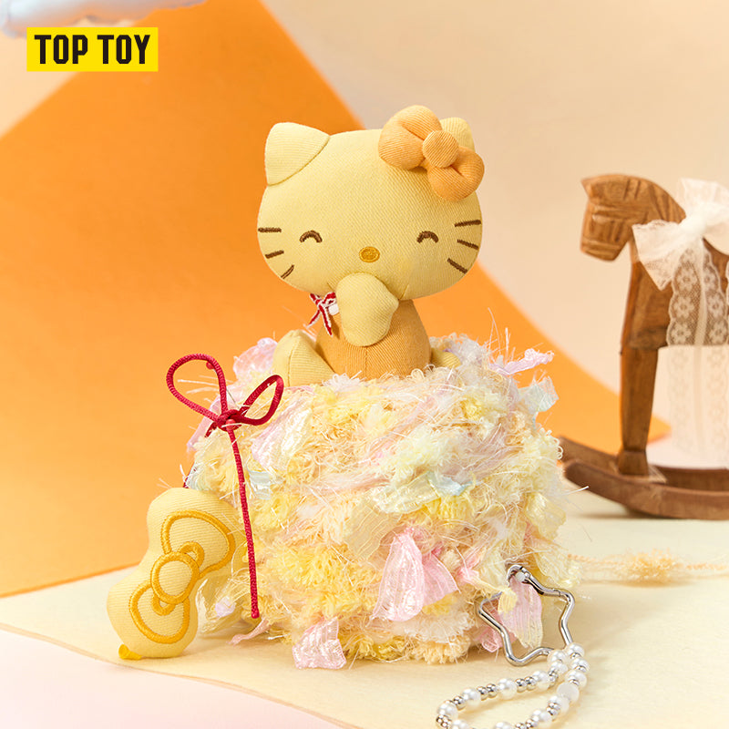 Hello Kitty Denim Series Plush Pendant Blind Box