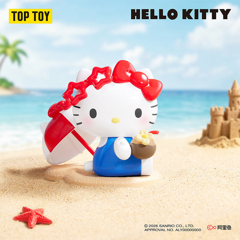 Hello Kitty Summer Beach Series Figures Blind Box