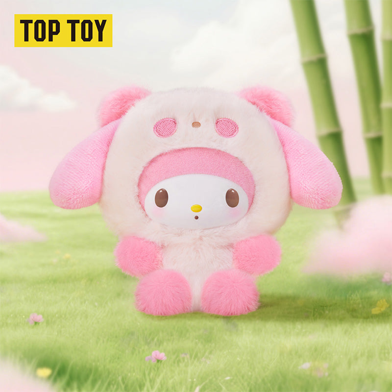 Sanrio characters Colorful Panda Series Plush Pendant Blind Box