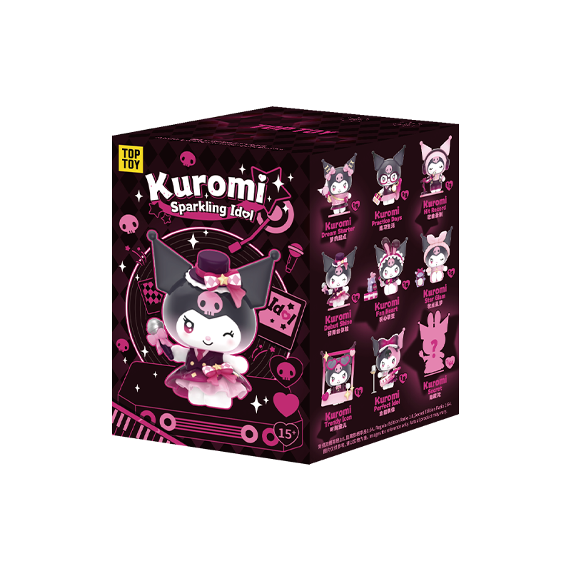 TOP TOY Kuromi Sparkling Idol 未開封 Kuromi Sparking Idol Series Blind Box – TOPTOY