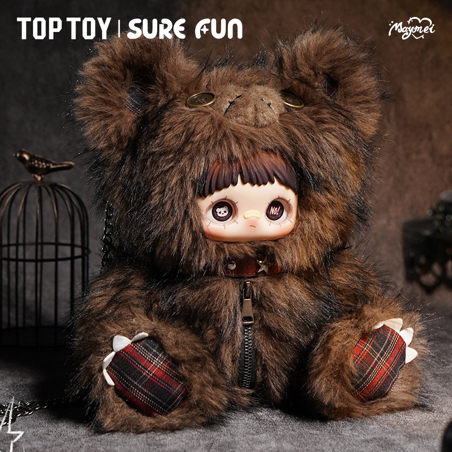 Kotak Buta Ransel Mewah Seri Boneka Pemberontak MAYMEI