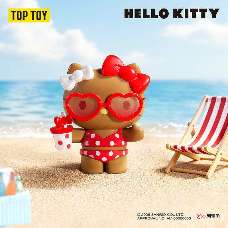 Hello Kitty Summer Beach Series Figures Blind Box