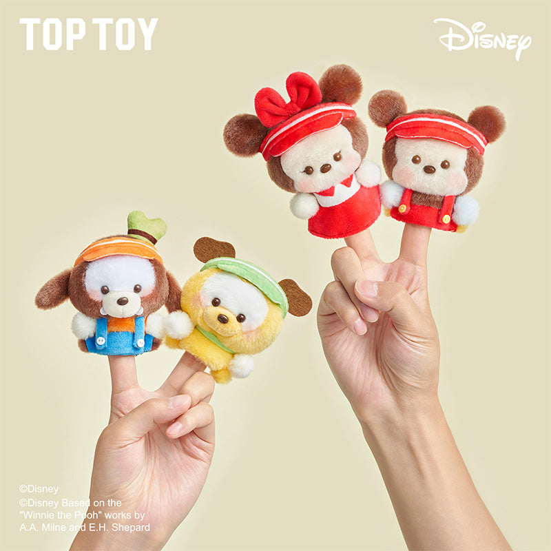 Disney Cheerleader Series Plush Finger Puppets Pendant Blind Box