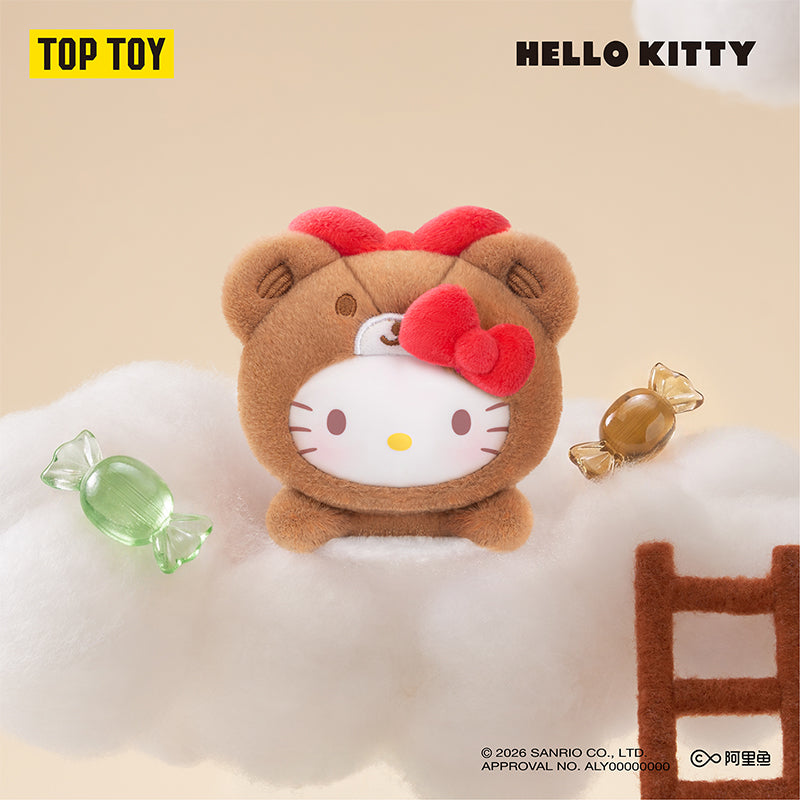 Sanrio characters Sweet Whispers Stickers Series Plush Charm Blind Box