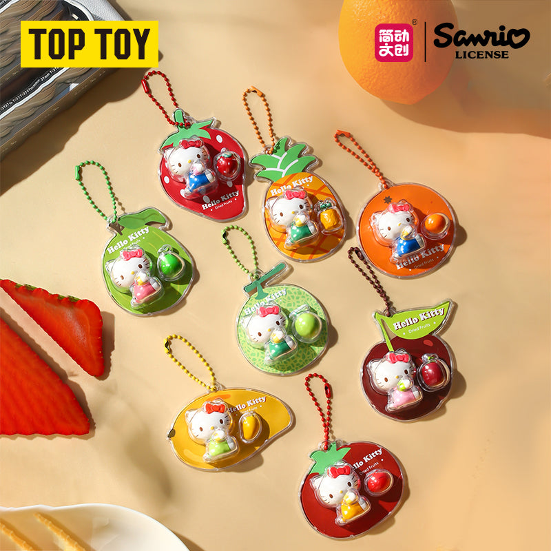 HELLO KITTY Sweet Fruit Stories Series Miniature Card Pendant